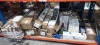 30+ PIECE MIXED CHRISTMAS LOT CONTAINING 1.2 BROWN FLOCKED WILLOW TREE 450 LEDS , PRE-LIT OREGON PINE XMES TREE , 1.5M FIBRE-OPTIC TREE , TREE WOODLAND SCENE 35CM IN HEIGHT , ULTRABRIGHTS DOUBLE STAR 140 LARGE LEDS , ETC ON A FULL BAY (NOTE CUSTOMER RETU