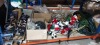 40+ PIECE MIXED CHRISTMAS LOT CONTAINING LARGE LED SNOWFLAKES , 1.5M STARBURST SNOWFLAKE LEDS , HANGING SNOWMAN ELF AND SANTA DISPLAY , VARIOUS TYPES OF LED LIGHTS OUT OF BOXES , ETC ON A FULL BAY , (NOTE CUSTOMER RETURNS)