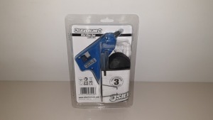 12 X SILVERLINE MINI HOT MELT GLUE GUNS 230V 7-10W PLUS 2 GLUE STICKS (PROD CODE 100012) RRP £5.41 (EXC VAT) - IN 1 CARTON