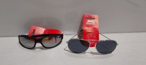 APPROX 150 SLAZENGER SUNGLASSES IN 2 STYLES IN 1 BOX