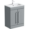 6X BRAND NEW BATH STORE DERWENT WC VANITY UNIT IN DOVE - 556693 - 60X82X34CM (UNIT ONLY)
