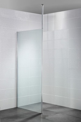 6 X BRAND NEW AQUADART WETROOM FLOOR TO CEILING POSTS (PROD CODE AQ2097) 3M MAX (INCLUDES EXTENDER BAR) RRP £214 PP, TOTAL £1284 NO GLASS INCLUDED