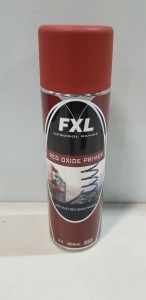 72 XBRAND NEW FXL RED OXIDE PRIMER 500ML