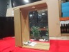 5X BRAND NEW AQUA CHIC 600 MIRRORED CABINET WITH LIGHT - IN NATURAL OAK - 29339/275 - 60CMX70CM