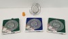 720 X BRAND NEW CHRISTMAS DECORATIONS - PERSONALISED FOIL TREE SPINNERS 3 / 7.5 CM DIA - EACH IN A GIFT BOX - (AMAZON PRICE £1.60 PP TOTAL £1152) - 2 X 72PC POINT OF SALE DISPLAY UNITS PER CARTON (LOT IS 5 OUTER CARTONS) - 5 ASSORTED NAMES