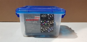 20 X BRAND NEW SNOWTIME 600 LED MULTI-FUNCTION SUPER LONG ( 60 M ) LED LIGHTS - WITH ELECTRIC BLUE LEDS ( RRP £ 29.95 PP - TOTAL RRP £ 599.00 )